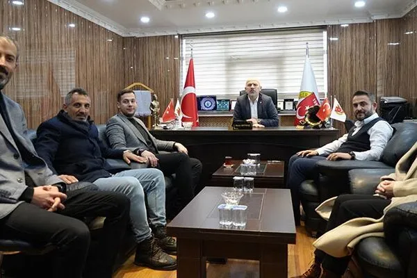 AK Parti Bayburt Merkez İlçe Başkanı Ebubekir Bulunmaz Cemiyetimizi Ziyaret Etti