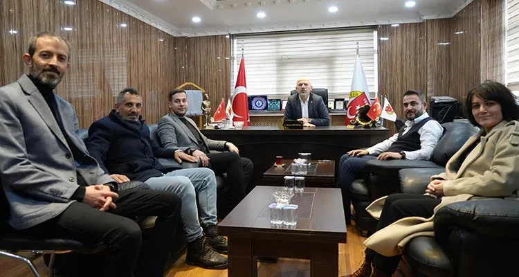 AK Parti Bayburt Merkez İlçe Başkanı Ebubekir Bulunmaz Cemiyetimizi Ziyaret Etti